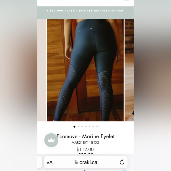 Oraki Leggings from recycled bottles - Picture 1 of 8